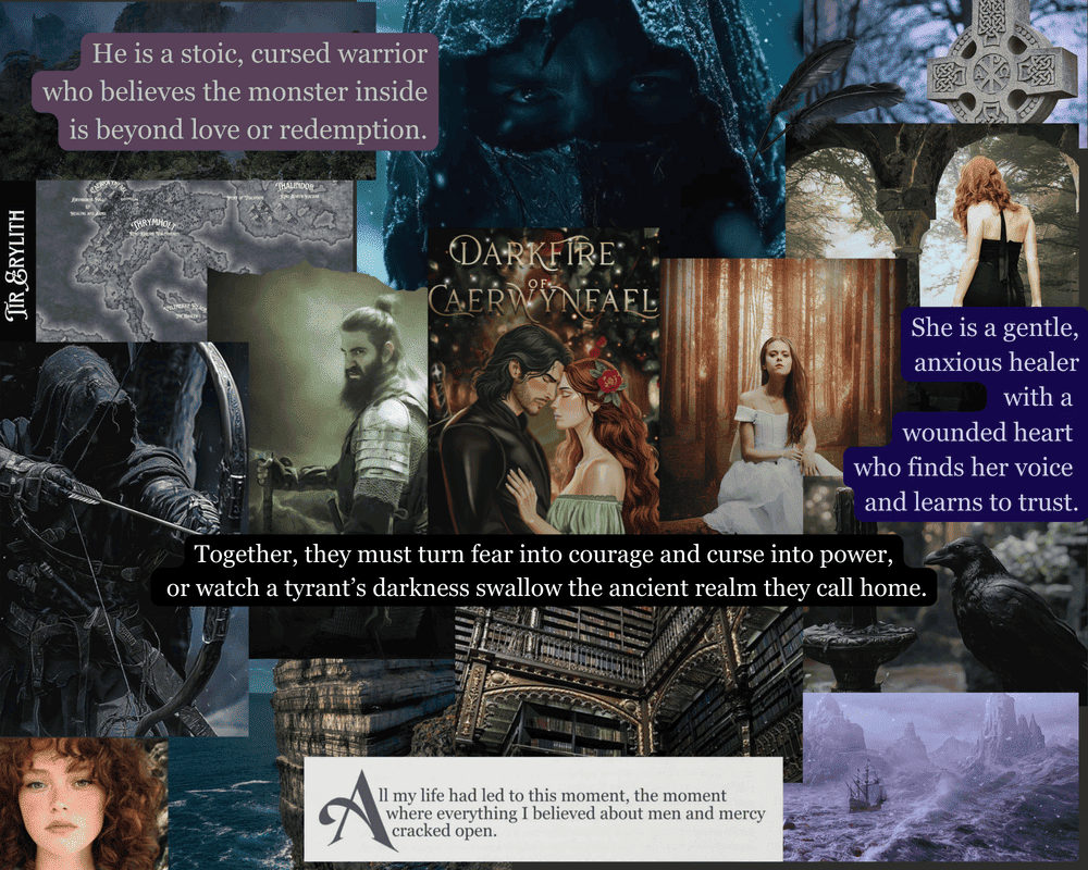 Darkfire of Caerwynfael moodboard